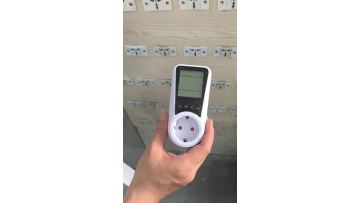 Practical operation EU Plug Electricity Usage Monitors Energy Power Consumption Wattmeter Plug-in Socket Voltage Current Billing Metering Socket