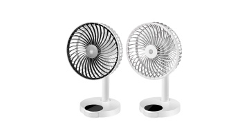 Desktop Portable 2400mAh Lithium Battery Rechargeable Fan