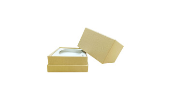 lid and base box in texture paper