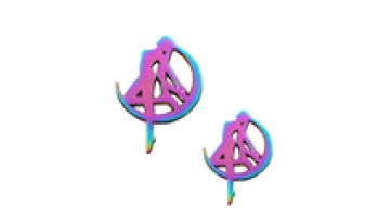 Custom Badges Pin Custom  Enamel Pin with Rainbow Plating Enamel Pins1