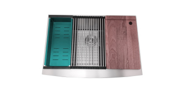 workshop apron front farmhouse kitchen sink