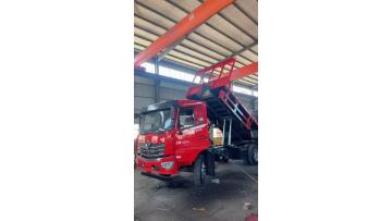 The export dump truck is about to be completed