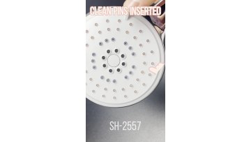 Leelongs Affordable 12cm Bubble Massage Spray 5 Functions Hand Shower Head With Clean Pins1