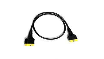 OBDII 16Pin Male to Male Diagnostic Extension Cable, 1020mm Yellow Connector