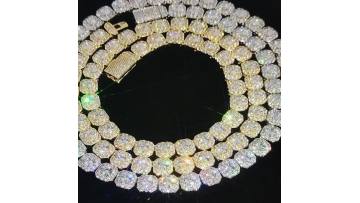 Luxury Jewelry Men's Woman Cubic Zircon Square Chain Diamond Tennis Bracelet Tennis Hand Chain HipHop Sugar Bracelet1