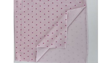 Polyester printed velvet