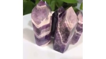 Natural Dreamy Amethyst Point Tower