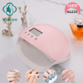 XZMUV Custome Patent 50 Watt touch Two-color light Gel Nail Led UV Light Dryer Lamp Art Machine and Tools for Women Wholesale