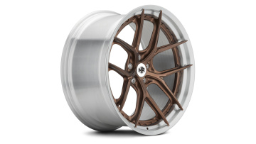 Two-pieces forged alloy wheels
