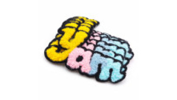 Custom Iron Patches for Clothing Chenille Patches Custom Design Large Letter Chenille Patches1