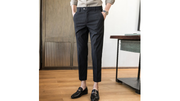 Wholesale OEM 2022 New Fashion Formal Business Casual Slim Trousers office Long Pencil men's Pants1