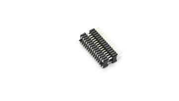 1.27×2.54mm Dual Row Double Plastic SMT Pin Header
