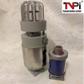 Blue silicone moisture removal tank for power transformers
