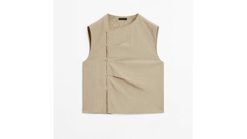 Women's new Chinese style elegant artistic style sleeveless vest top