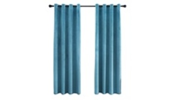 Luxury Blue Green Velvet Fabric Velvet Curtain For Living Room1
