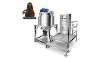Factory Machine for Cosmetics Cream, Shampoo, and Mayonnaise Production - 300L Jacketed Mixing Vessel Mixer with Vacuum Emulsifier1