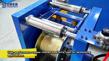 copper coated wire rope