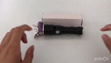 2021 professional industrial working high light power style rechargeable T6 hunting flashlight led with battery indicator cheap1