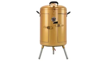 Hot Selling Outdoor Smokeless Steel Barbecue Grill Charcoal Grill Multifunctional R Three Doors BBQ Grill1