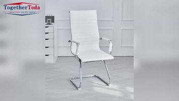 Modern Slim Leather High Back Executive Office Chair for Meeting Room