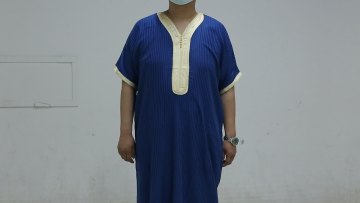 Caftan Arabic Dubai Thobe Islamic Clothing Qamis for men boubou Jilbaba Muslim Dress Jubbah1