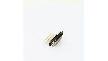 Dual Row Double Plastic Angled Pin Header