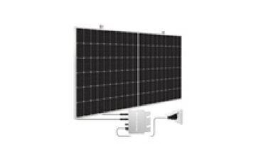 Mini PV Balkonkraftwerk inkl. Hoymiles HM-600, 2 x Longi 370W , Kabel,balkonkraftwerk off grid 1000w1