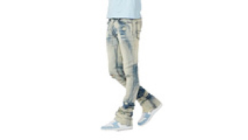 Slim Fit Clothes Biker Custom Denim Distressed Pants Skinny Men Trousers Ripped Blue Jeans1