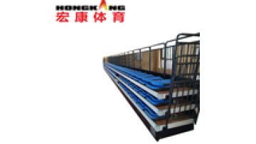 Front Mounted Folded Telescopic Bleachers Stadium Seat Stadium Chair1