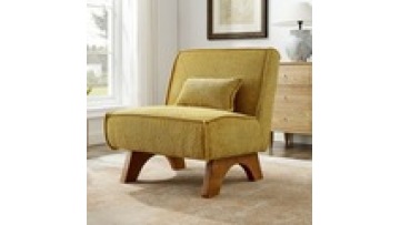 Best selling modern simple minimalist velvet fabric comfort leisure wooden lounge reclining  living room chair1