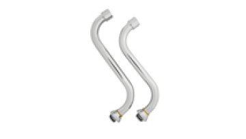 Stainless Steel 201 Customized Kitchen Bathroom Spout Accessories Basin Outlet Pipe S-type Mixer Spout Pipe for Sink Faucet1