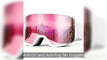 Anti-UV and Anti-Fog Ski Goggles for Teenagers and Adults1