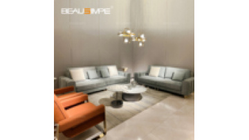 Luxury Modern Style High Quality Frosted Leather Modular Sofa Home Villa Hotel Apartment Living Room Furniture Comfortable Sofa1