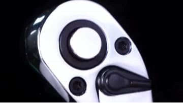 Yellow and black ratchet wrench