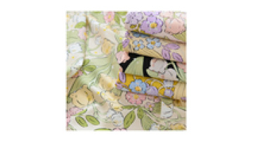 Liberty London Rayon Fabric with Lily of the Valley Print for Customized Women's Dress and Suspender1
