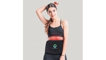 Fuerle Adjustable Heated Wireless Electric Lower Back Support Belt Pain Relief Far Infrared Heated Waist Massage Belt1