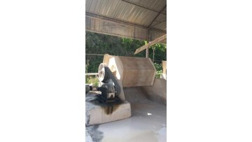 rotary drum type River pebble marble stone round shaping polisher tumble mill machine1