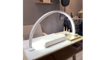 Factory Direct Sale Half moon shape Diamond Nail Art Led Light Gel Lamp Nail Machine Manicure Table Lamp1