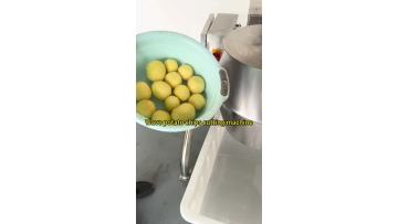 Wave potato chips cutting machine