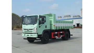 Economical & Practical Tri-Ring 4X2 8cbm Rear Dump Truck for Farmland Soil Transport1