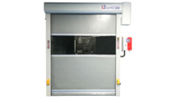 Intelligent Airlock High Quality High Speed Fast Rapid Roller Shutter Door With Clear View(1
