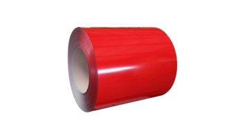 Red color coated roll