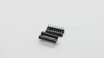 2.54mm Dual-in-line Socket Straight DIP (H=3 L=7.4)