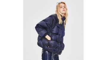 Sleeves Detachable Puffer Jacket for Women