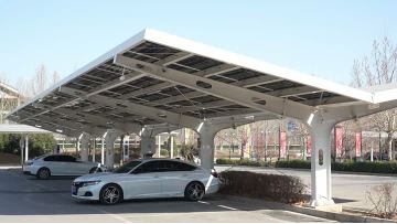 Two-way parking space solar carport