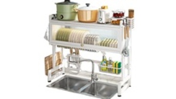 Hot Selling Newest Carbon Steel Dish Rack Drainer Storage Holder for DKD4451