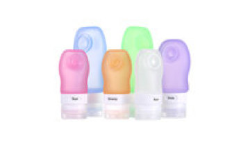 Mini Leak Proof Silicone Travel Bottles Set - 3 oz TSA Approved Accessories1