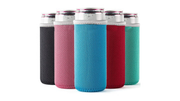 Factory direct sales can be customized embossed diving material plastic water cup sleeve heat insulation and cold insulation1
