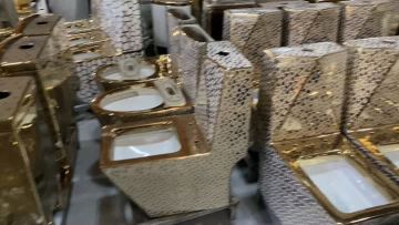 eletroplating one piece toilet 1
