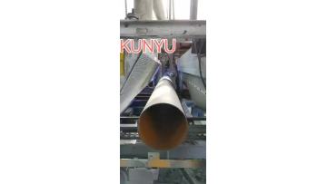 Zinc cast iron pipe